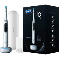 Braun iO Series 10 Adulto Spazzolino rotante-oscillante Bianco, Spazzolino da denti elettrico