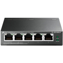 TP-Link TL-SG1005LP switch di rete Non gestito Gigabit Ethernet (10/100/1000) Supporto Power over Ethernet (PoE) Nero, Interrutt