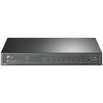 TP-Link Omada TL-SG2008P Gestito L2/L2+ Gigabit Ethernet (10/100/1000) Supporto Power over Ethernet (PoE) Nero, Interruttore