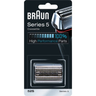 Braun Series 5 Testina di Ricambio per Rasoio Elettrico Uomo 52S Color Argento - Compatibile Con I Rasoi, Testina di rasatura