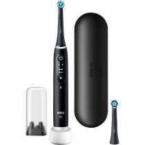 Braun iO Series 6 Adulto Spazzolino rotante Nero, Spazzolino da denti elettrico