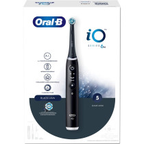 Braun iO Series 6 Adulto Spazzolino rotante Nero, Spazzolino da denti elettrico