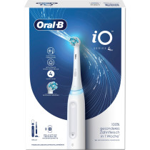 Braun iO Series 4 Quite Adulto Spazzolino rotante Bianco, Spazzolino da denti elettrico