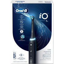 Braun iO Series 5 Adulto Spazzolino a vibrazione Nero, Spazzolino da denti elettrico