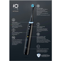 Braun iO Series 5 Adulto Spazzolino a vibrazione Nero, Spazzolino da denti elettrico