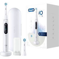 Braun iO Series 8N Adulto Spazzolino a vibrazione Bianco, Spazzolino da denti elettrico