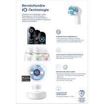 Braun iO Series 8N Adulto Spazzolino a vibrazione Bianco, Spazzolino da denti elettrico