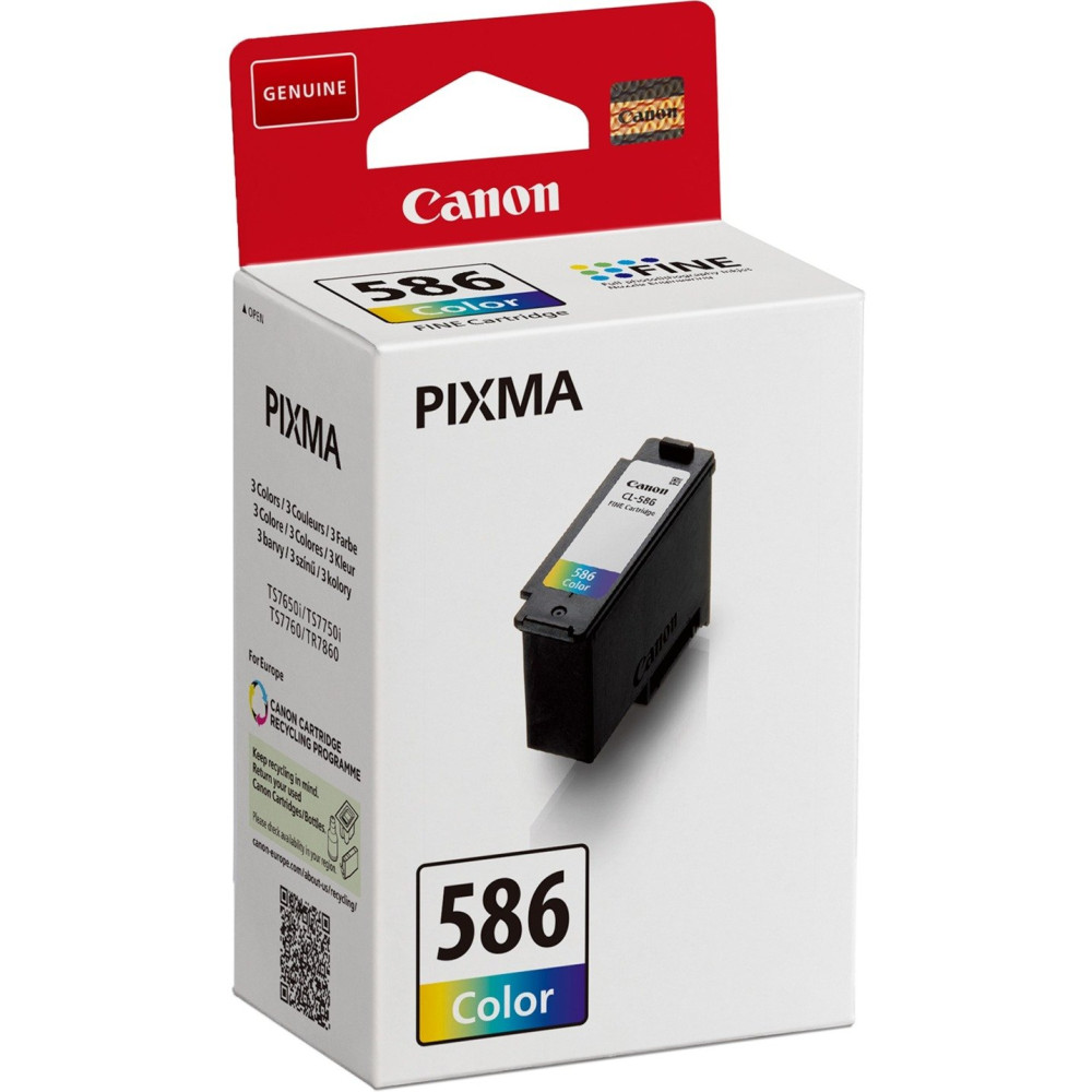 Canon CL-586 cartuccia d'inchiostro 1 pz Originale Resa standard