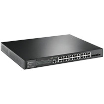 TP-Link Omada SG3428MP switch di rete Gestito L2+ Gigabit Ethernet (10/100/1000) Supporto Power over Ethernet (PoE) 1U Nero, Int