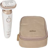 Braun Silk-épil 9 BR2-225328 epilatore 40 pinzette Grigio, Bianco