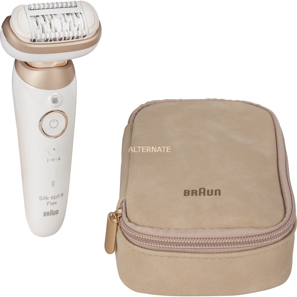 Braun Silk-épil 9 BR2-225328 epilatore 40 pinzette Grigio, Bianco