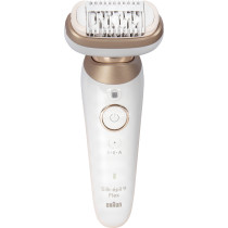 Braun Silk-épil 9 BR2-225328 epilatore 40 pinzette Grigio, Bianco