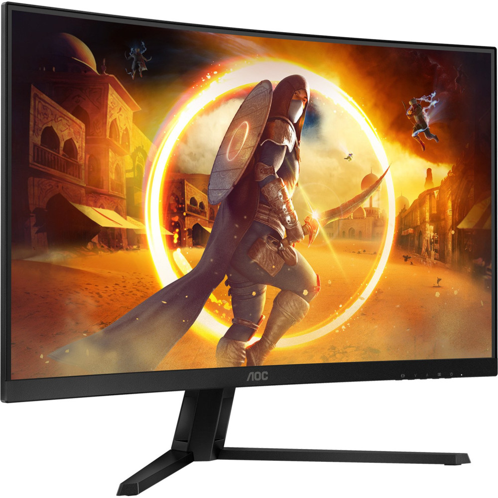 AOC G4 CQ32G4VE Monitor PC 80 cm (31.5") 2560 x 1440 Pixel Quad HD LCD Nero, Grigio, Monitor di gioco