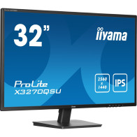 iiyama ProLite X3270QSU-B1 Monitor PC 80 cm (31.5") 2560 x 1440 Pixel Wide Quad HD LED Nero, Monitor LED