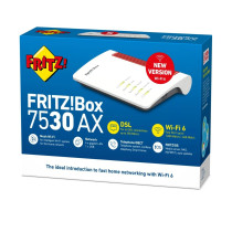 FRITZ!Box 7530 AX router wireless Gigabit Ethernet Dual-band (2.4 GHz/5 GHz) 3G Bianco