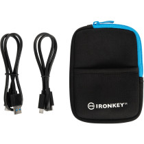 Kingston IronKey 1920GB Vault Privacy 80 XTS-AES 256-bit SSD esterno crittografato, Disco a stato solido