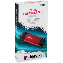 Kingston Dual Portable 512 GB, Disco a stato solido
