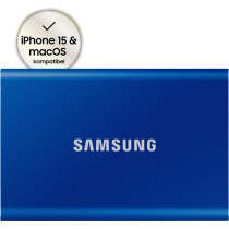 Samsung Portable SSD T7 1 TB USB tipo-C 3.2 Gen 2 (3.1 Gen 2) Blu, Disco a stato solido
