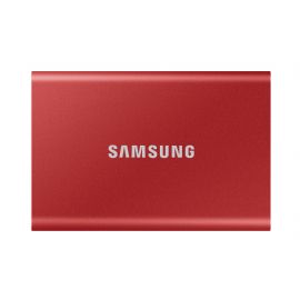 SAMSUNG SSD ESTERNO T7 500GB USB 3.2 ROSSO R/W 1050/1000 - MU-PC500R⁄WW
