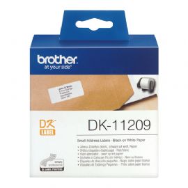 BROTHER DK-11209 ETICHETTE ADESIVE 800 ETICHETTE / ROTOLO - 29mmX - DK11209