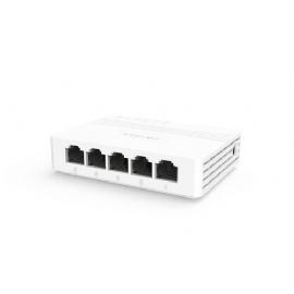 HIKVISION SWITCH 5 PORT GIGABIT UNMANAGED DESKTOP SWITCH 5 GIGABIT RJ45 PORTS, DESKTOP PLASTIC SWITC - DS-3E0505D-E