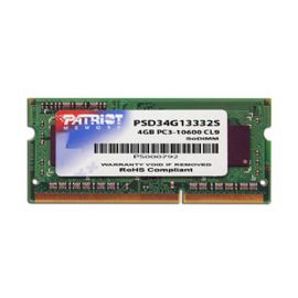 PATRIOT RAM SODIMM 4GB DDR3 1333MHZ - PSD34G13332S