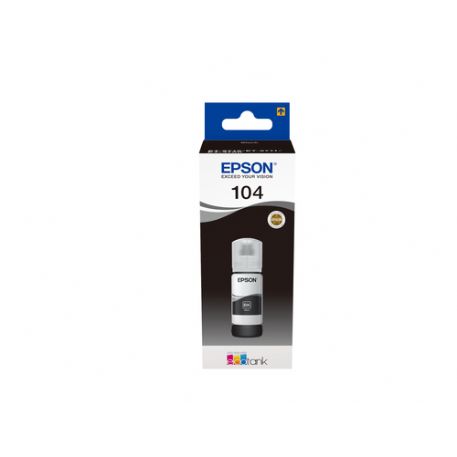 EPSON FLACONE ECOTANK NERO 65ML, 104 - C13T00P140