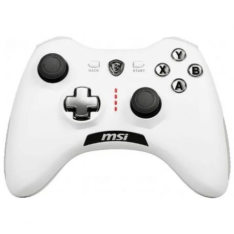 MSI CONTROLLER GAMING FORCE GC20  V2 WHITE WIRED USB, CAVO 2MT - S10-04G0020-EC4