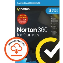 NORTON 360 FOR GAMERS 50GB IT 1 USER 3 DEVICE 1Y ATTACH VECCHIO CODICE 21416227 - 21429372