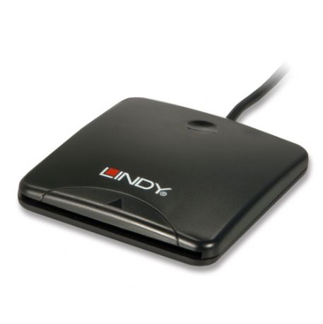 LINDY LETTORE SMART CARD USB 2.0, SLOT SMART CARD PC/SC 1.0/2.0, LUNGHEZZA CAVO 1.5 M - 42768