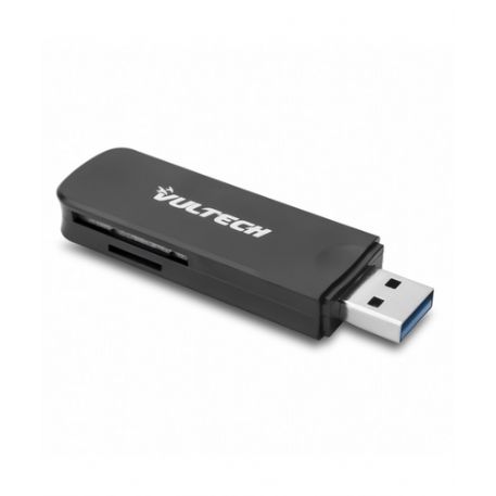 VULTECH LETTORE SD/MICROSD USB 3.0 NERO - CRX-02USB3