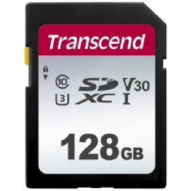 TRANSCEND MEMORY CARD 128GB SD Card UHS-I U1 - TS128GSDC300S