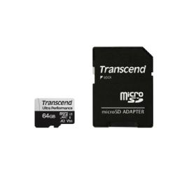TRANSCEND MEMORY CARD 64GB microSD w/ adapter UHS-I U3 A2 Ultra Performance - TS64GUSD340S