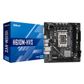 ASROCK MB H610, H610M-HVS, LGA1700, 2DDR4, VGA/HDMI, mATX - H610M-HVS