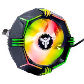 ITEK DISSIPATORE AD ARIA ICY-4LPR - SKT UNIVERSALE, 65W TDP, LOW PROFILE, RGB RAINBOW - ITACI4LPR