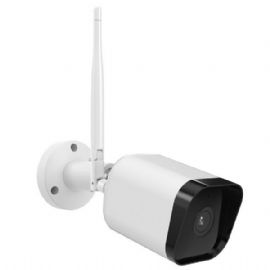 TELECAMERA ISIWI WIRELESS SQUARE 4MPX BULLET FISSA PER ESTERNO IR LED AUDIO BIDIREZIONALE SD CARD IP - ISW-BFES4M