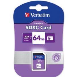 VERBATIM SD CARD XC / UHS1 (SDXC) 64GB CLASS 10 - 44024