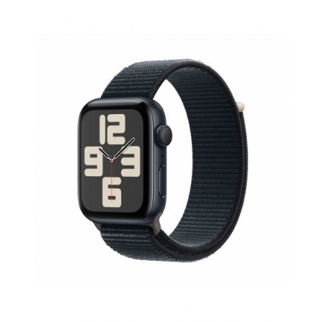 Apple Watch SE GPS 44mm Midnight Aluminium Case with Midnight Sport Loop - MREA3QL/A