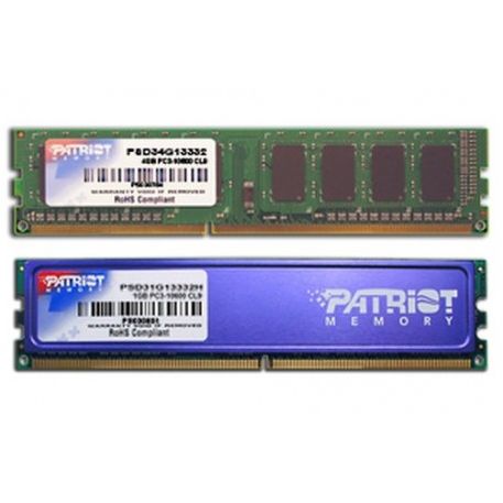 PATRIOT RAM DIMM 4GB DDR3 1333MHZ - PSD34G13332
