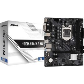 ASROCK MB H510, H510M-HDV/M.2 SE, LGA 1200, 2DDR4, M.2, GLAN, VGA/DVI/HDMI - H510M-HDV⁄M.2 SE