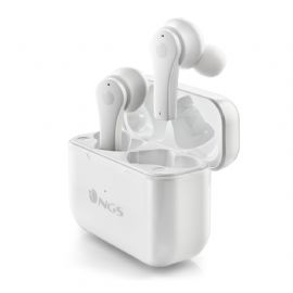 NGS AURICOLARI STEREO BLUETOOTH 5.1 ARTICA BLOOM + BASE DI RICARICA + Touch sensor + Vivavoce WHITE - ARTICABLOOMWHITE