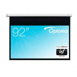 OPTOMA TELO PER VIDEPPROIETTORE MOTORIZZATO 16:10, BIANCO, PROIEZIONE 203 x 114,5 cm - DE-9092EGA