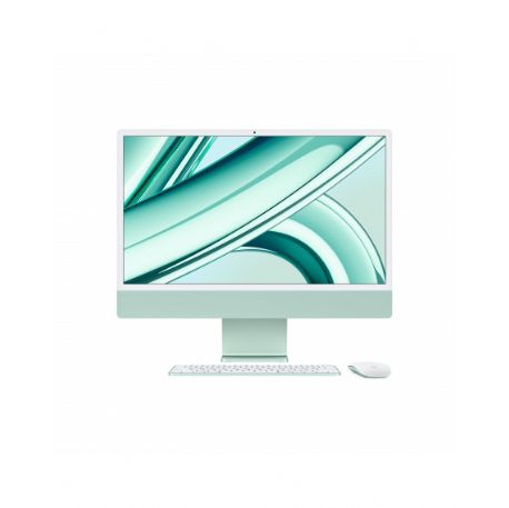iMac verde - RAM 8GB di memoria unificata - HD SSD 256GB - Senza Ethernet - Magic Mouse - Magic Keyboard con Touch ID - Italiano - Z196|MQRA3T/A|11112