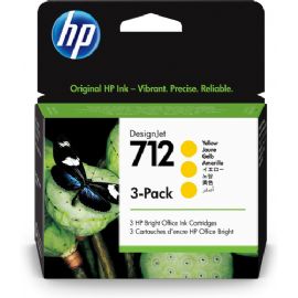HP CART INK GIALLO 712, 3 PACK - 3ED79A