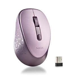 NGS MOUSE WIRELESS LILLA 2 PULSANTI E ROTELLA DI SCORRIMENTO - DEWLILAC