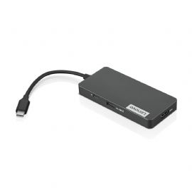 LENOVO HUB USB-C 7 IN 1 1XUSB-C 3XUSB-A (1XALIM) 1X LETT SCHEDE TF 1XLETT SCHEDE SD 1XHDMI - 4X90V55523