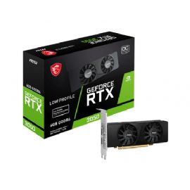 MSI VGA GEFORCE RTX 3050, RTX 3050 LP 6G OC, 6GB GDDR6, HDMI*2/DP, ATX, DUAL FAN, OC - RTX 3050 LP 6G OC