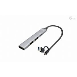 I-TEC USB-C/USB-A,HUB 1x USB 3.0 + 3x USB 2.0,METAL - CAHUBMETALMINI4