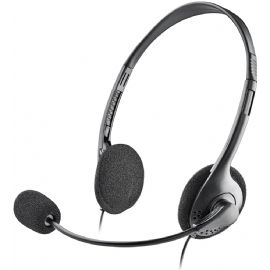NGS CUFFIE CON MICROFONO REGOLABILE, CONNES AUDIO 3,5mm+ADATTATORE DOPPIO JACK 3,5mm,CAVO1,5M - MS103MAX
