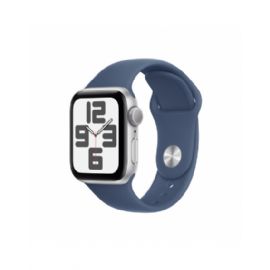Apple Watch SE GPS 40mm Argento Cassa Alluminio con Denim Sport Band - S/M - MXEC3QL/A